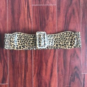 Leopard Print Belt